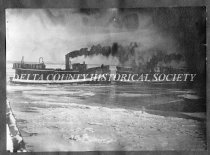 Fishing boats in the ice